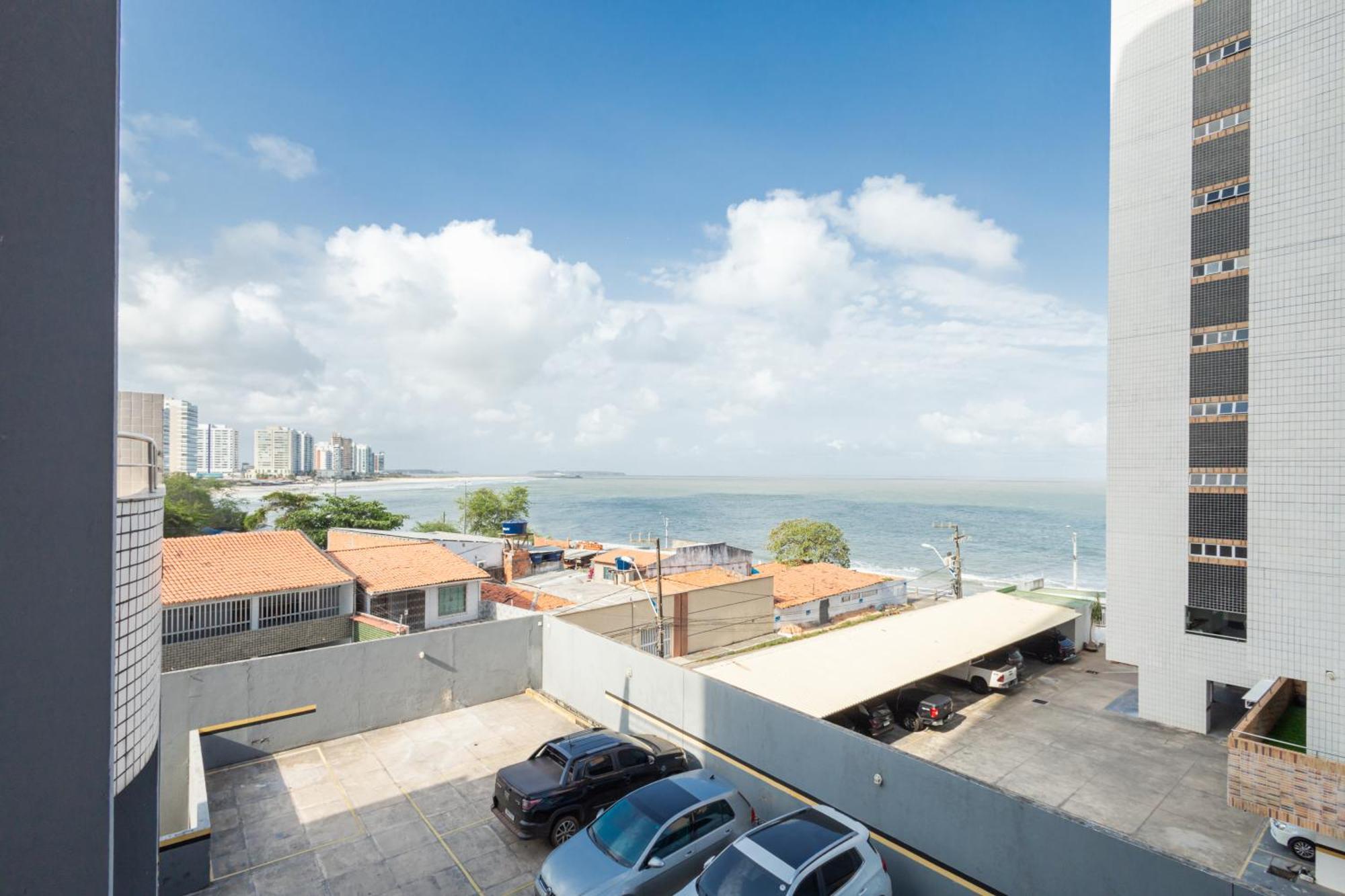 Lindo flat apartamento próximo a praia com vista São Luís Exterior foto