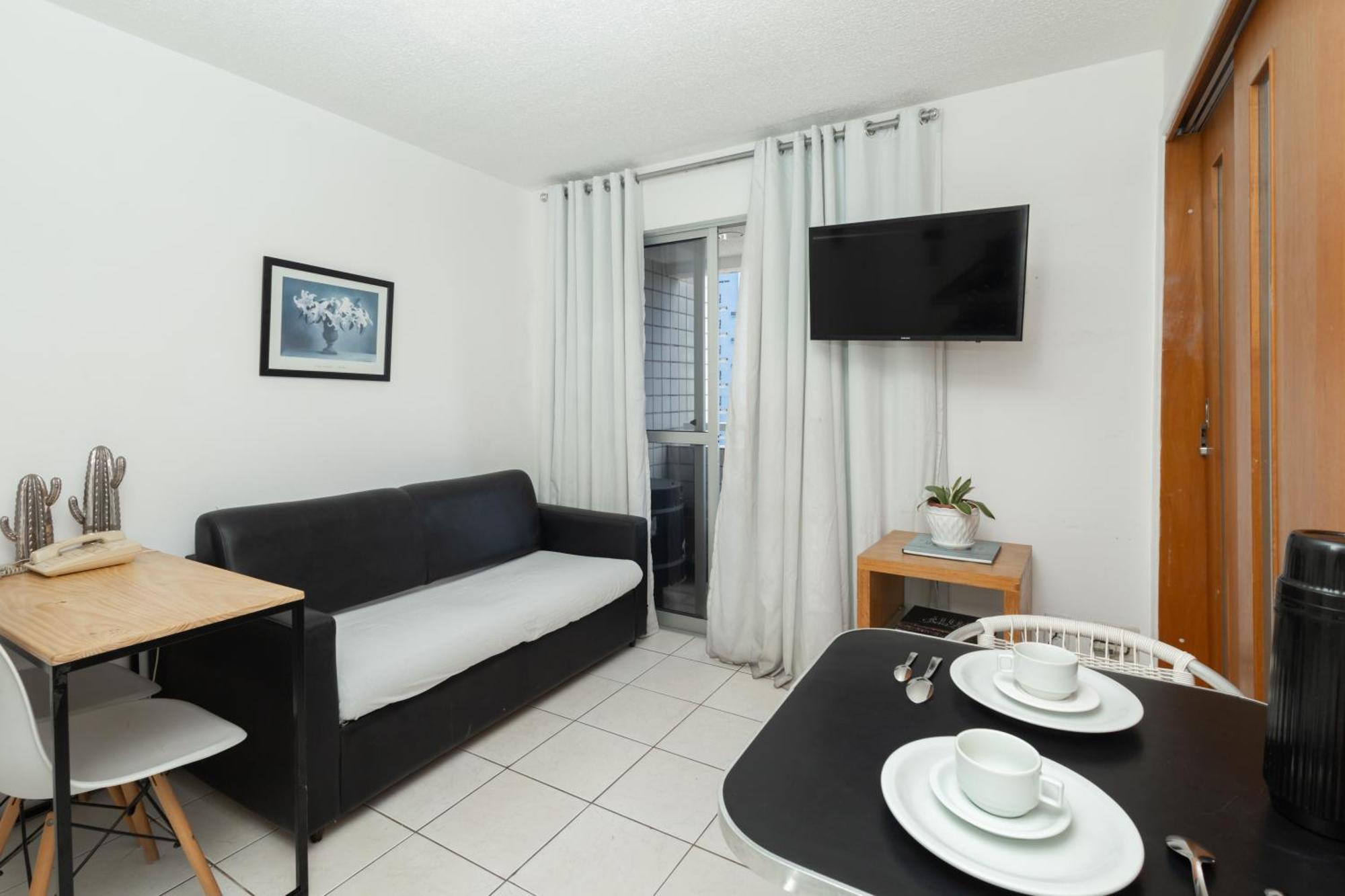 Lindo flat apartamento próximo a praia com vista São Luís Exterior foto
