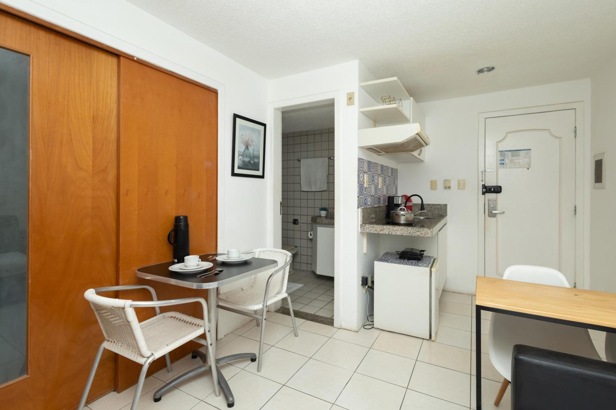 Lindo flat apartamento próximo a praia com vista São Luís Exterior foto