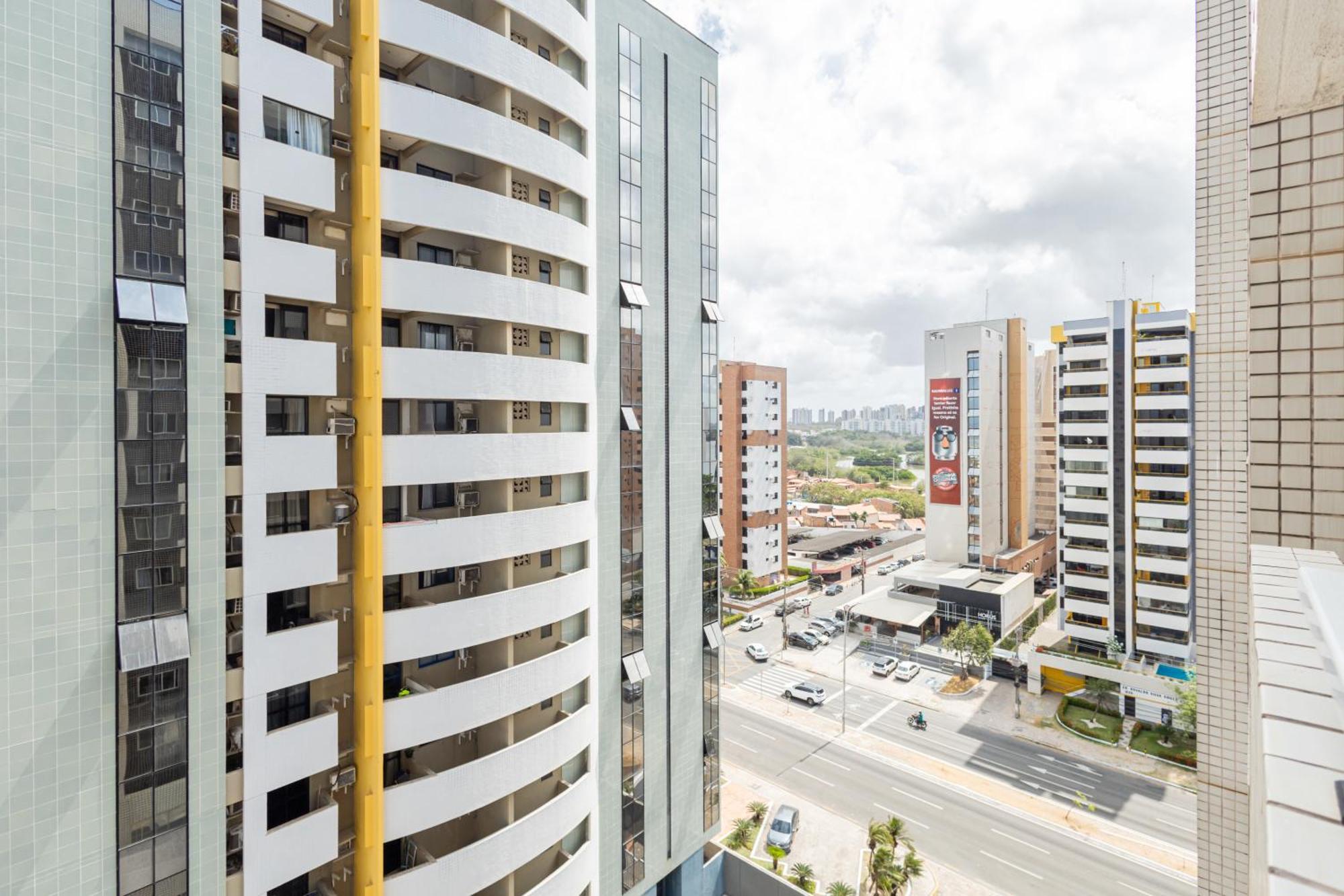 Lindo flat apartamento próximo a praia com vista São Luís Exterior foto