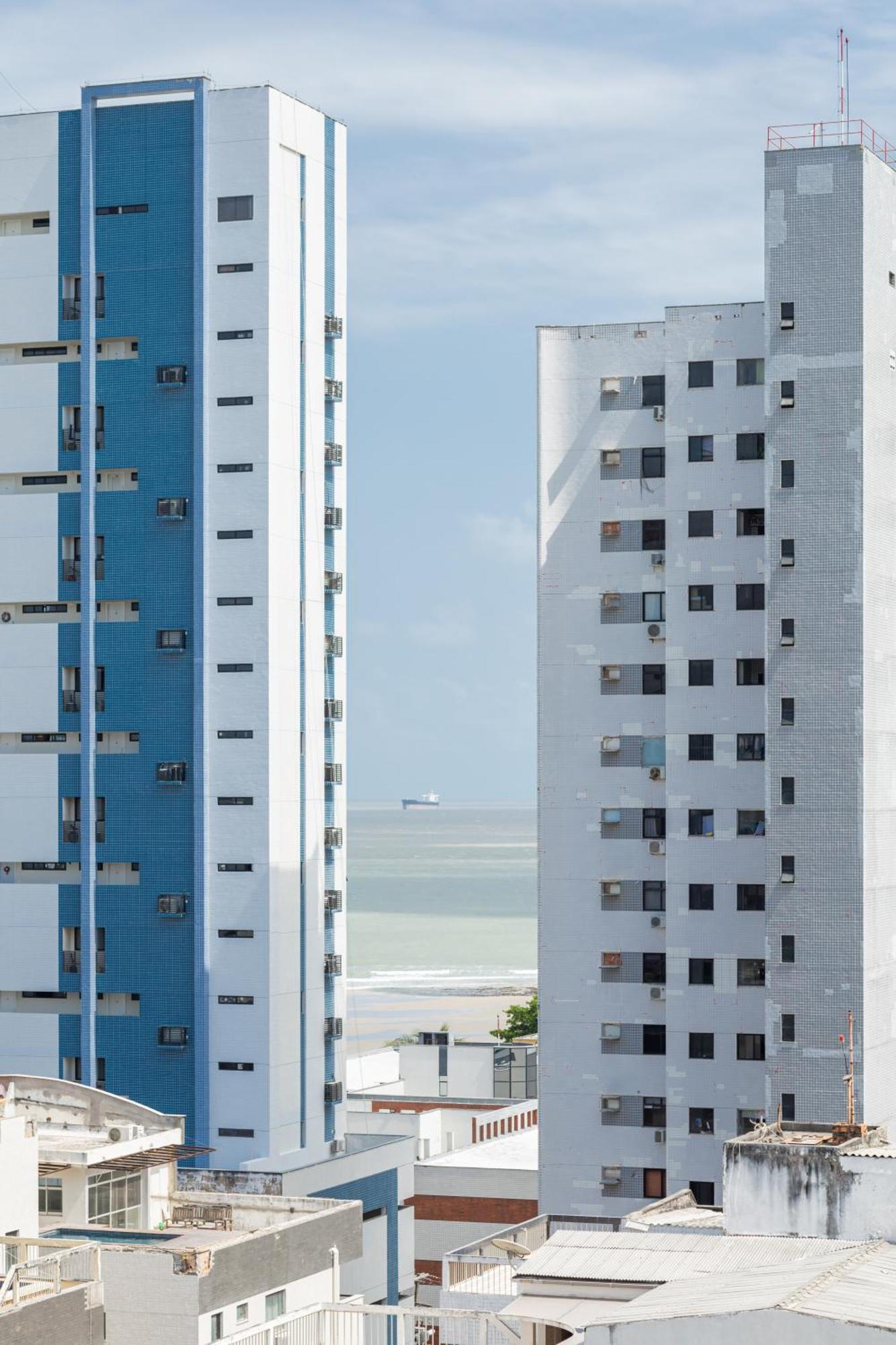 Lindo flat apartamento próximo a praia com vista São Luís Exterior foto