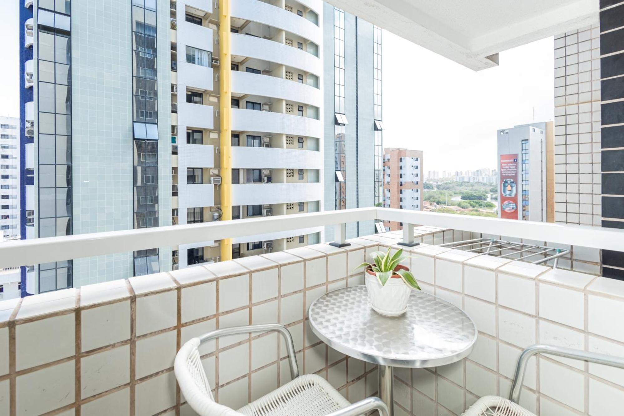 Lindo flat apartamento próximo a praia com vista São Luís Exterior foto