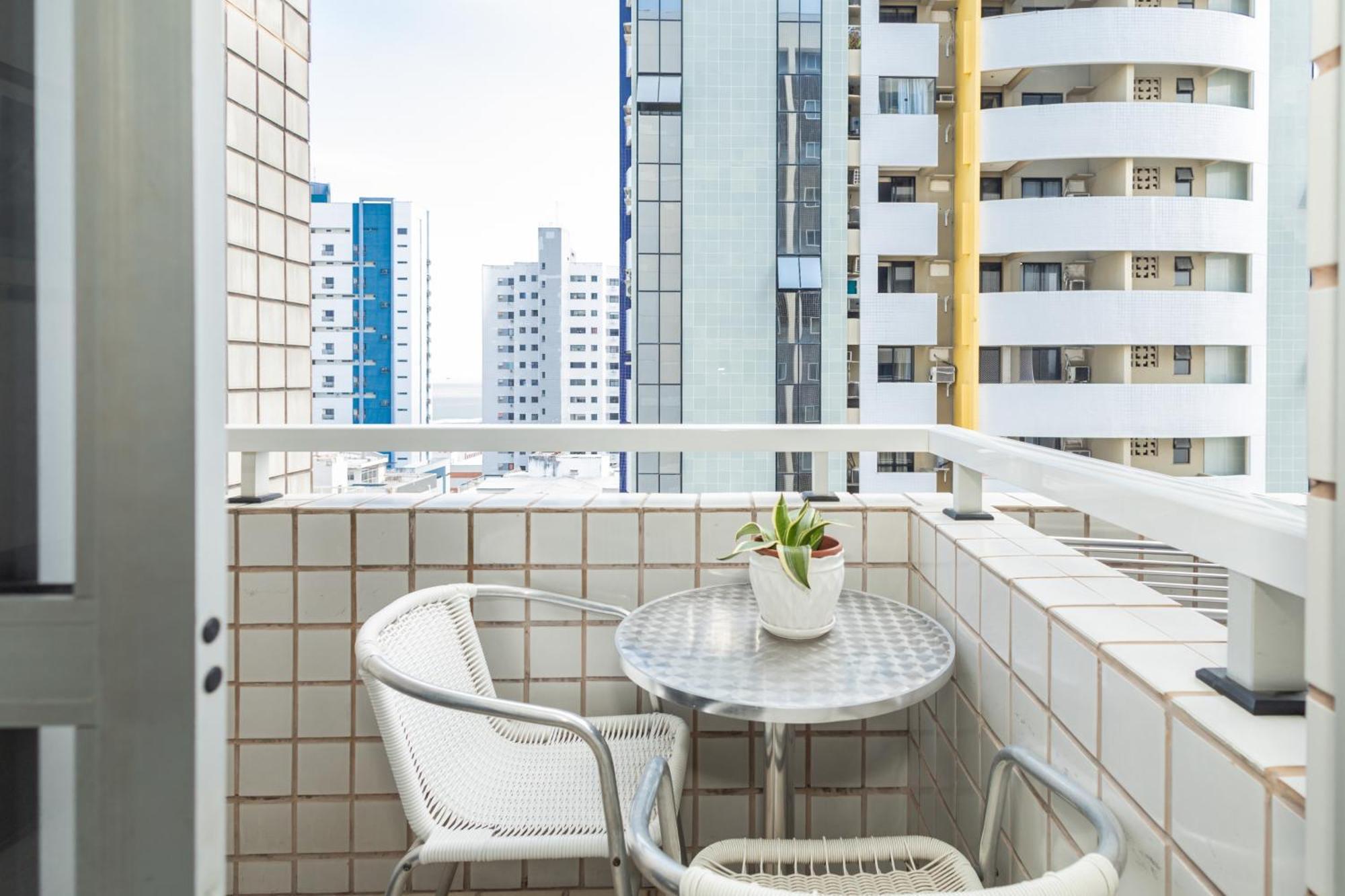 Lindo flat apartamento próximo a praia com vista São Luís Exterior foto