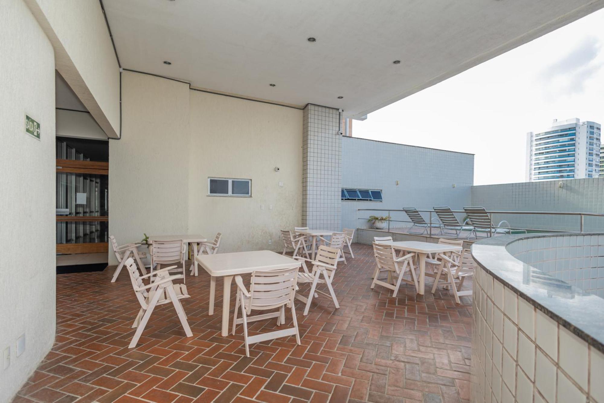 Lindo flat apartamento próximo a praia com vista São Luís Exterior foto